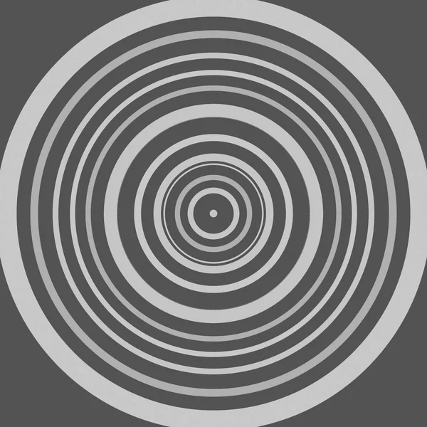 灰色对称圆环设计 — 图库照片