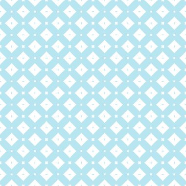 İnce Mavi ve Beyaz Allover Deseni