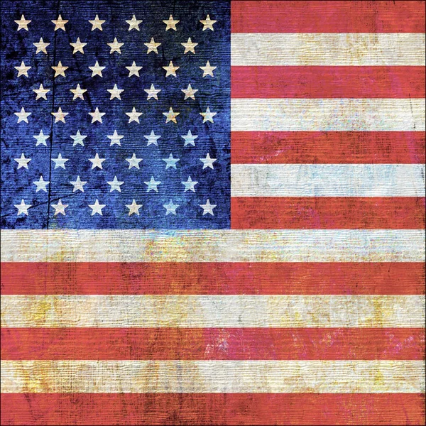 Bandiera USA in stile grunge — Foto Stock