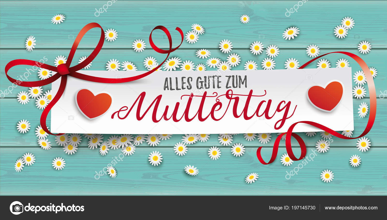 German Text Alles Gute Zum Muttertag Translate Happy Mothers Day Stock Vector C Limbi007