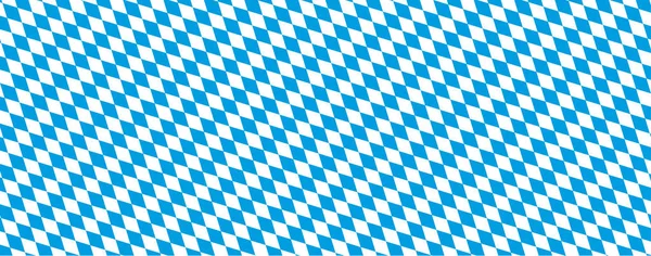 Naadloze Rhombus Structuur Beierse Nationale Kleuren — Stockvector
