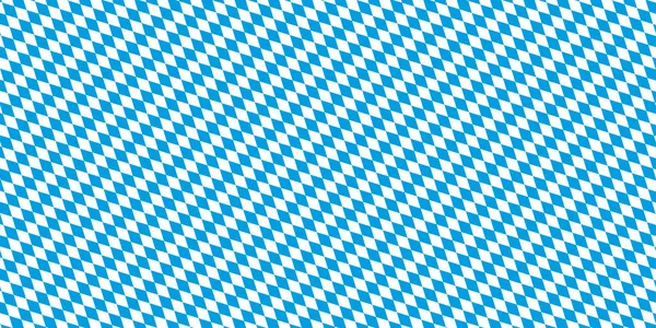 シームレスな菱形構造バイエルン国立色 — ストックベクタ