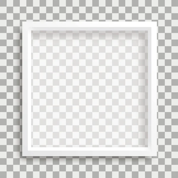 选中背景上的白色框架 — 图库矢量图片