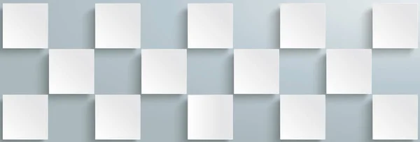 Bílé Čtverečky Strukturou Stíny Šedém Pozadí Soubor Vektorové Eps — Stockový vektor