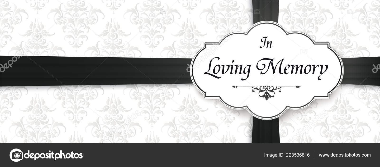 Obituary Text Loving Memory Eps Vector File Stock Vector Image by ©limbi007  #223536816