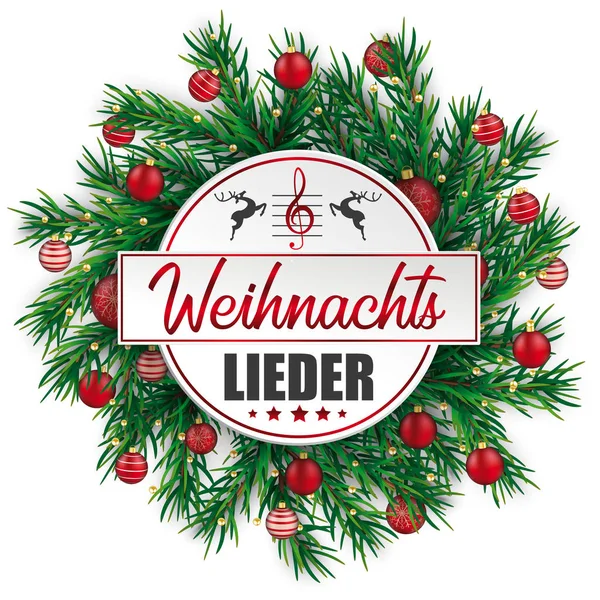 Tekst Języku Niemieckim Weihnachtsangebote Tłumaczenie Boże Narodzenie Oferuje Plik Wektorowy — Wektor stockowy