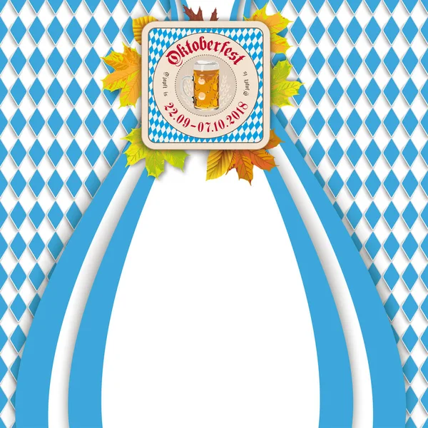 白い背景のオクトーバーフェストのデザイン ドイツ語のテキスト Zapft オクトーバーフェスト タップ で変換し オクトーバーフェスト Eps ベクトル ファイル — ストックベクタ