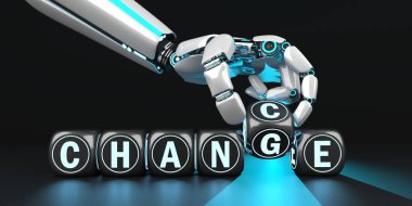 Robot Hand Change Chance clipart
