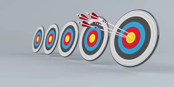 Obiettivi Bullseye — Foto Stock