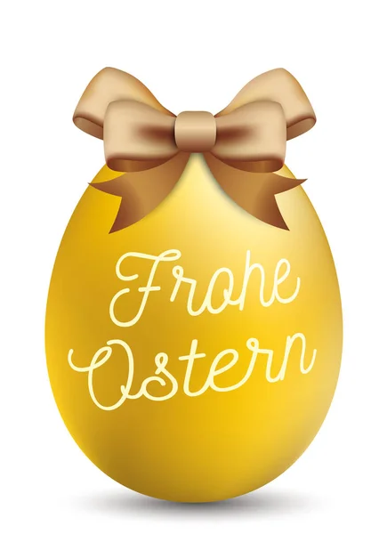 Deutscher Text Frohe Ostern Übersetze Frohe Ostern Eps Vektordatei — Stockvektor