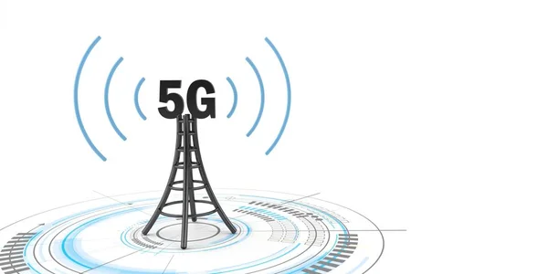 5G technológia antenna — Stock Fotó