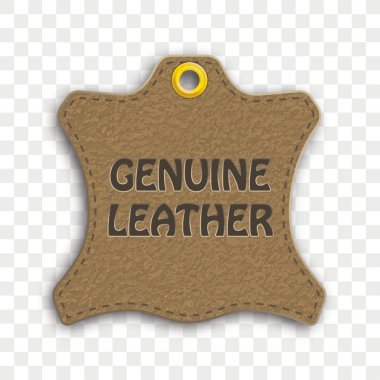 Genuine Leather Sticker Transparent clipart