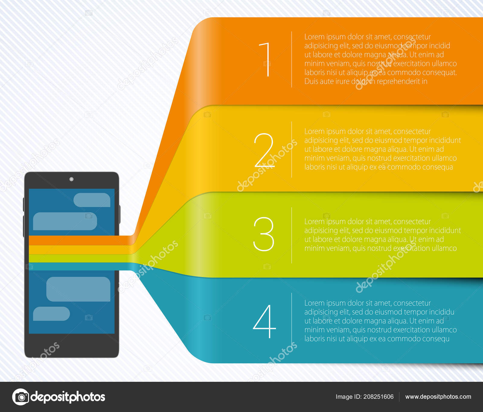 Step by step vector infographics Stock Vector Image by ©mustahtar ...