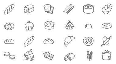  fırın vektör Icon set