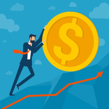 Genç adam iş yapmak