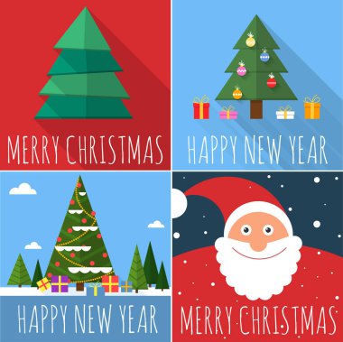 Noel ve Yeni Yıl Kartı