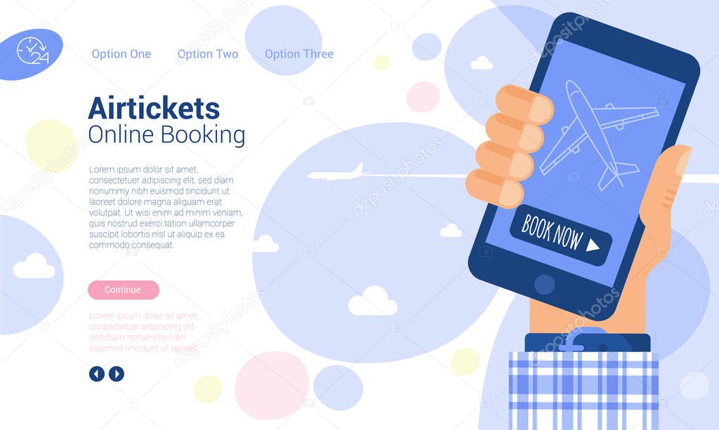 online, internet and mobile airticket booking