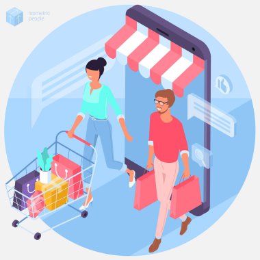 online alışveriş için web sayfası şablonu