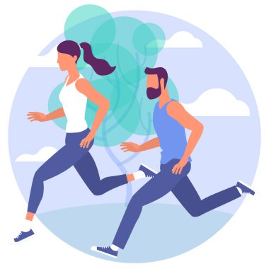 koşu sporu insanları