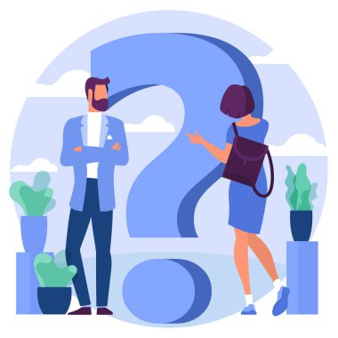 Soru işareti, çözüm arıyorum.