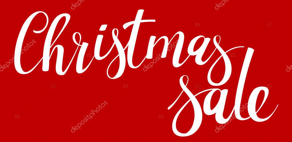 Christmas Calligraphic lettering