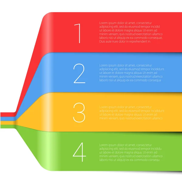 Modello di infografica vettoriale — Vettoriale Stock