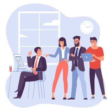 İş toplantısı, müzakere, beyin fırtınası.