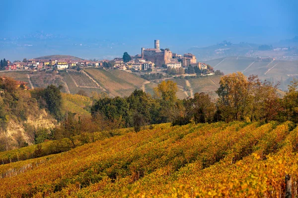 Autumnal vineyards in Northern Italy. — Stock Photo, Image