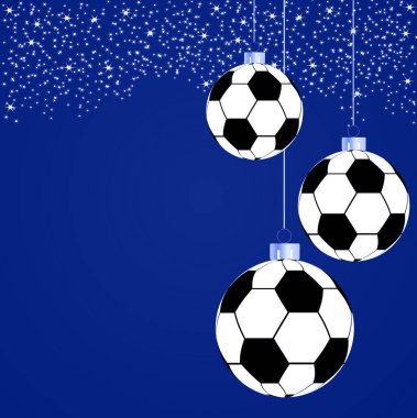 Noel kartı güzel topları ile