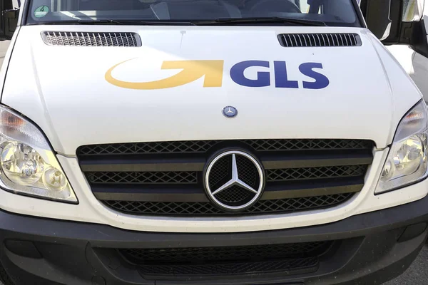 Wetzlar Niemcy March25 2018 Gls Obsługę Logistyczną Samochodu General Logistics — Zdjęcie stockowe