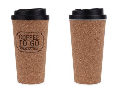 Kahve veya çay bardağı beyaz arka plan üzerinde izole