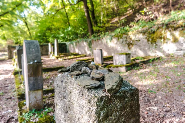 Staré Historické Židovský Hřbitov Mechem Nassau Německo — Stock fotografie