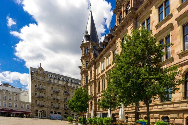 Historisk Fasad Barock Byggnader Tyskland Hessen Wiesbaden — Stockfoto