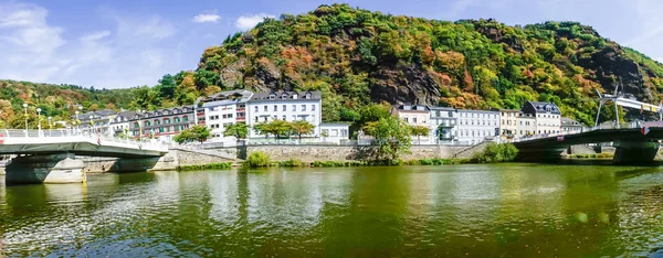 Panorama Vanaf Gevel Van Het Huis Bad Ems Rheinland Pfalz — Stockfoto