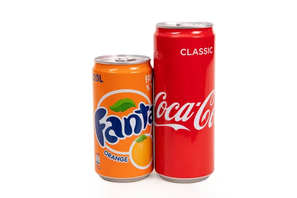 Кока-кола и Фанта — стоковое фото