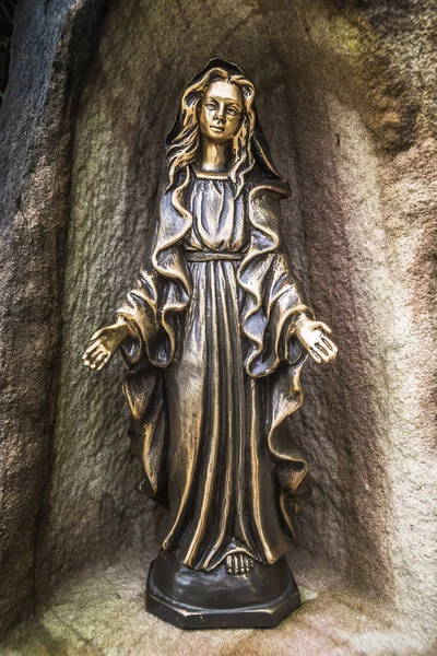 Madonna di bronzo — Foto Stock