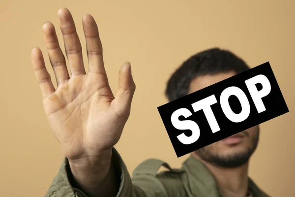 Stop! — Stockfoto