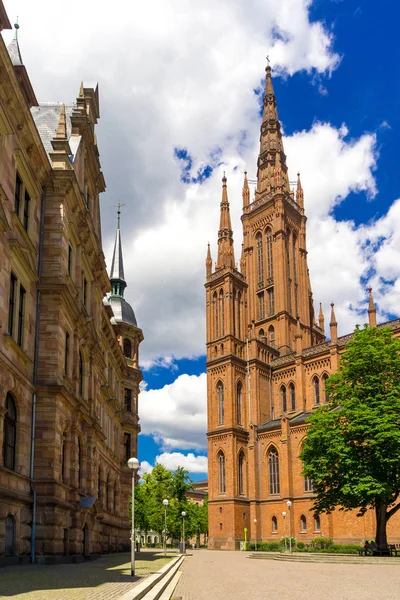 Marktkirche a Wiesbaden — Foto Stock