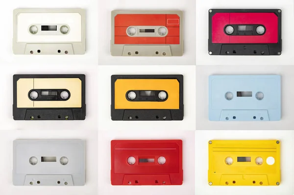 Audio tapes collectie — Stockfoto