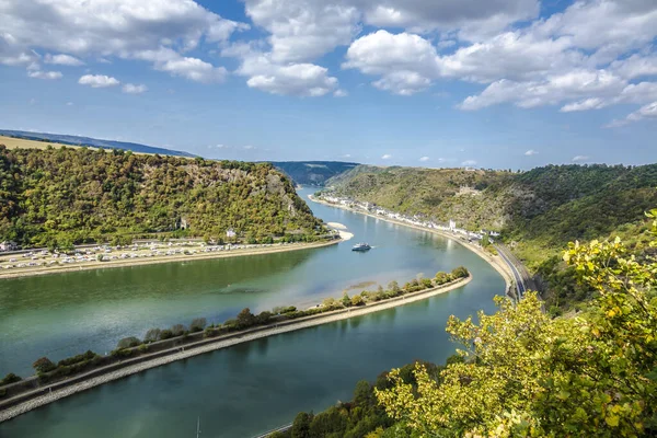 Vista al río Rin — Foto de Stock