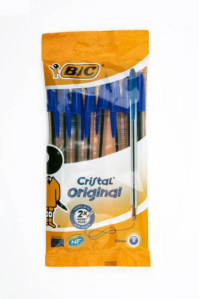 Wetlar Germany 2020 Package Bic Pens Bic 회사이다 거래소에 등록되어 — 스톡 사진