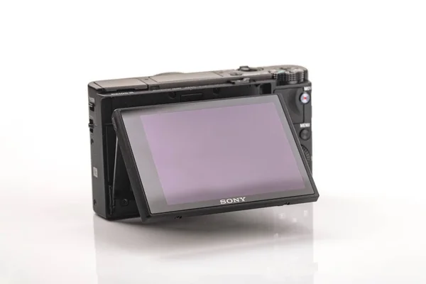 Huettenberg Duitsland April 2020 Sony 100 Premium Compacte Camera Van — Stockfoto