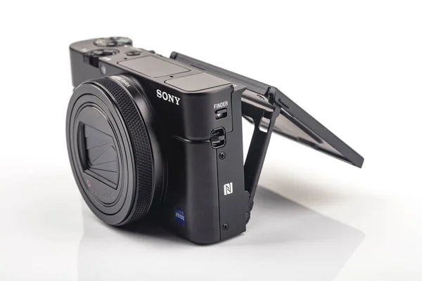 Huettenberg Germany_ 06_April_2020 Sony 100 Premium Compact Camera Sony Inch — Stock Photo, Image