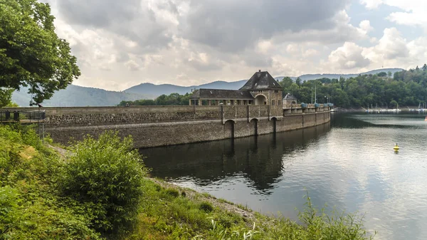 Edersee Dam Zomer Noord Hesse Duitsland — Stockfoto