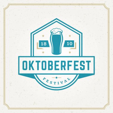 Oktoberfest tebrik kartı veya dokulu arka plan olarak görüntüle. Bira Festivali kutlama.