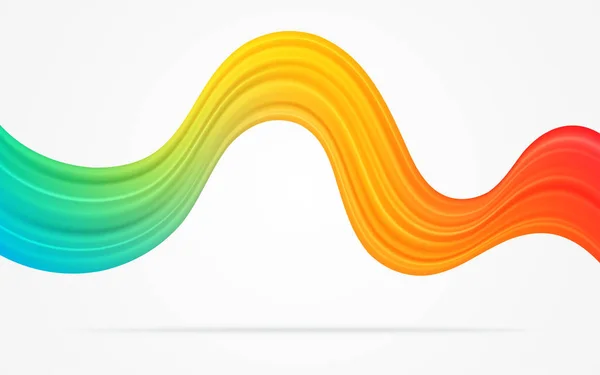 Moderno flusso colorato astratto sfondo vettoriale illustrazione . — Vettoriale Stock