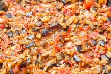 Hint sebze yemeği sabzi 'nin yakın çekimi.