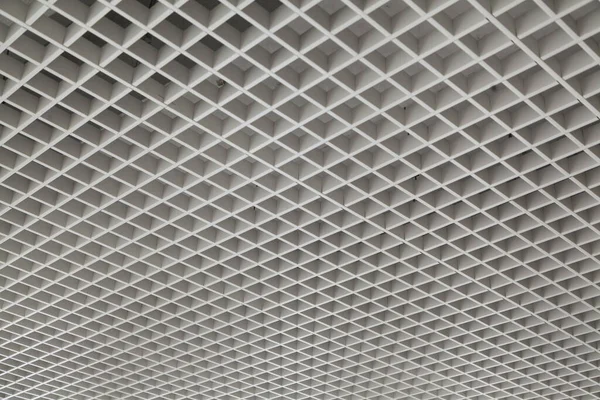 Abstract Square Mesh Ceiling Background — Stock Photo, Image