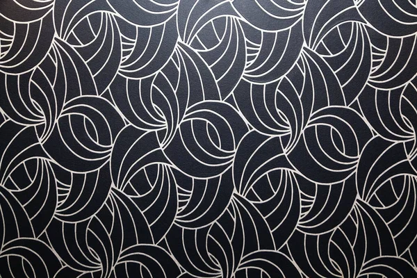 Patrón Fondo Pantalla Oscuro Con Textura Curvada Abstracta — Foto de Stock