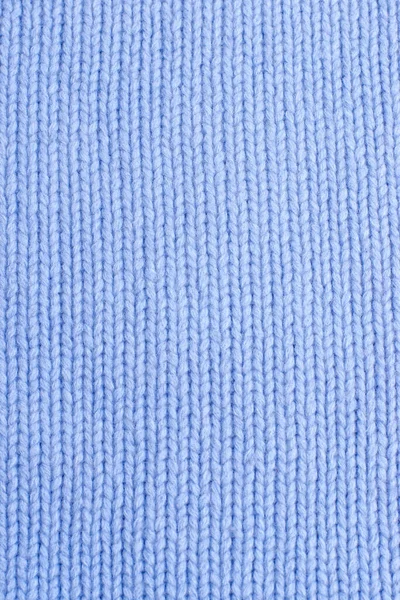 Vertical Closeup Seamless Blue Knitted Fabric Texture Stock Picture